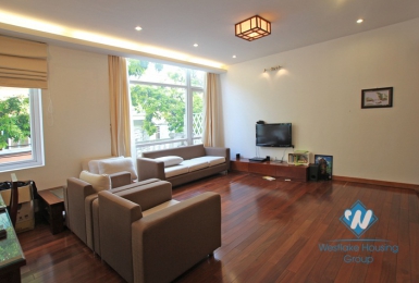 Apartment with a large terrace for rent in Xuan Dieu alley, Tay Ho